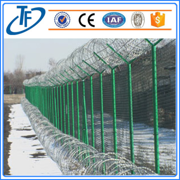 Galvanized or PVC coated razor wire