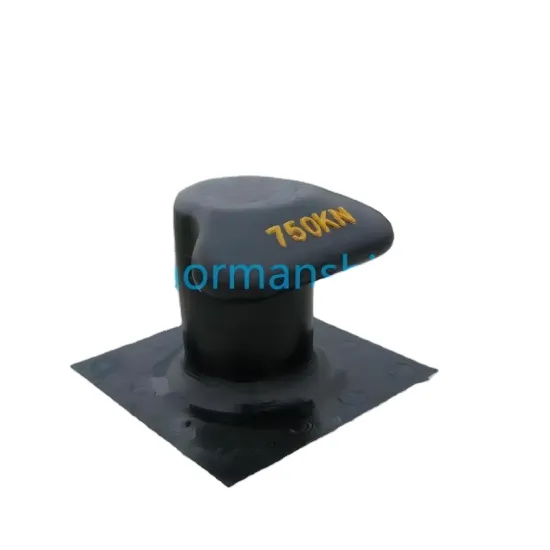 Marine Harbour Dock 250kN Steel Square Plate Bollard