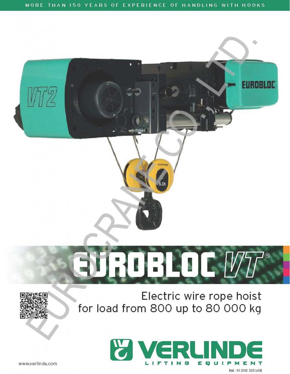 Electric Wire Rope Hoist in crane