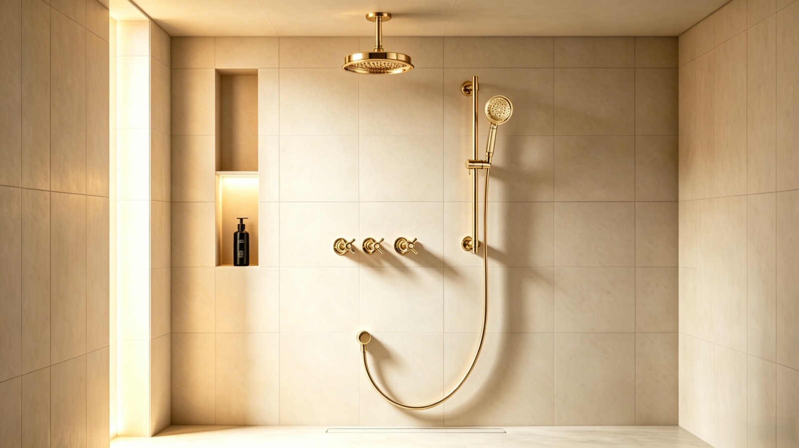 Concealed installation shower set