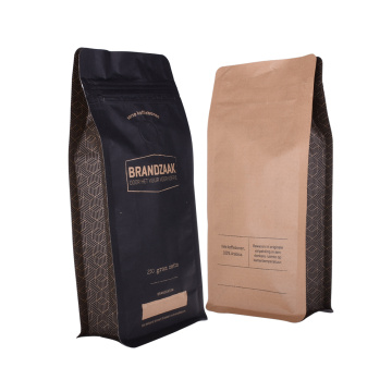 Sacos de embalagem de café compostável personalizados a granel