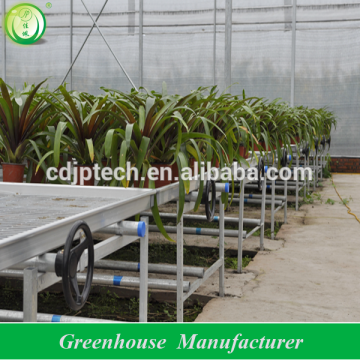 greenhouse garden ebb/flow rolling bench