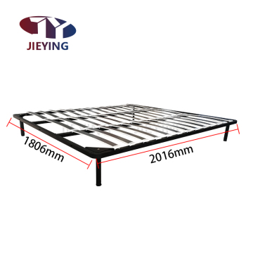 Jieying Thickened Tatami Metal Bed Frame - 1.5m/1.8m Slatted Folding Double