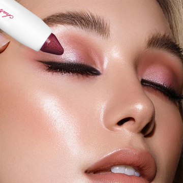 High Quality Korean Matte Color Eye Shadow Pen - Shimmering Metallic Glitter Eyeshadow Stick Pearl Dark Red