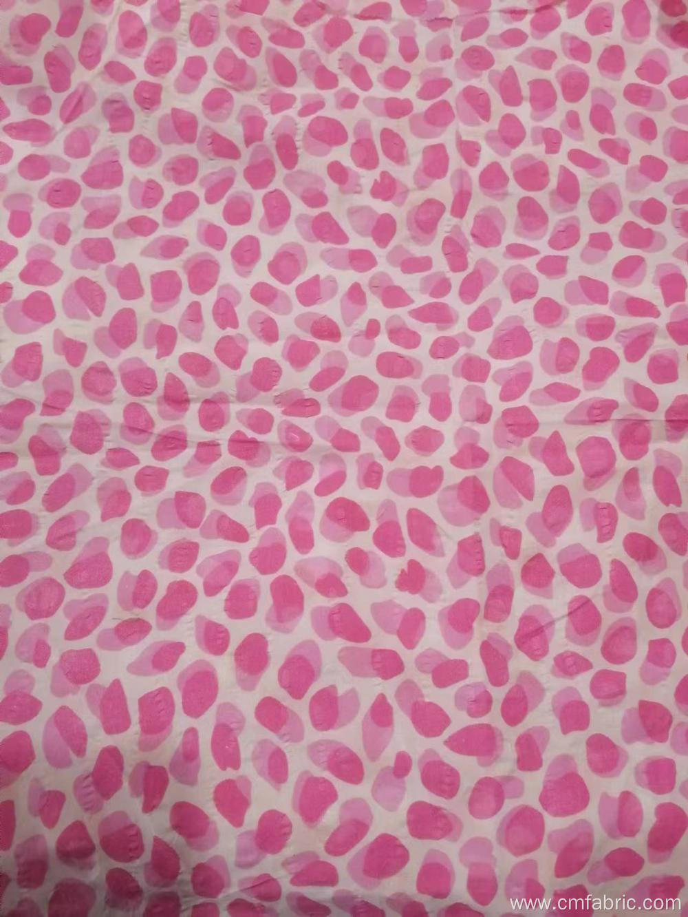 100% Cotton voile salt shrink printed fabric