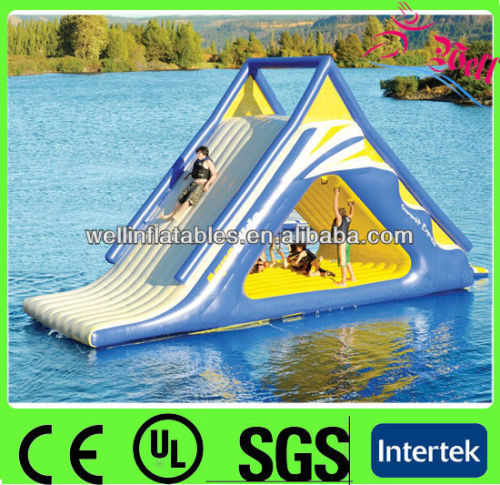 HOT sale big kahuna inflatable water slide Aquaglide summit slide