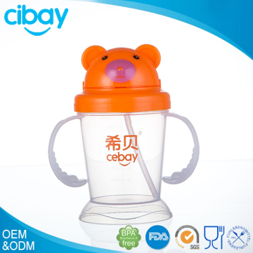 Import PP material plastic cup for baby bpa free