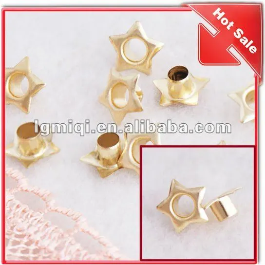 metal star style eyelet