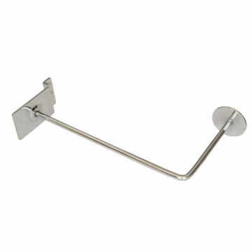 Chrome Display Supermarket Hanging Slatwall Hooks and Brackets for Hats