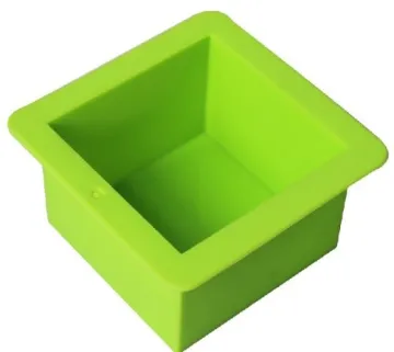 Square Cube Silicone Slab Mold for Soap Making