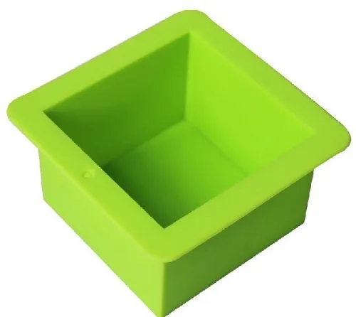 Square Cube Silicone Slab Mold for Soap Making