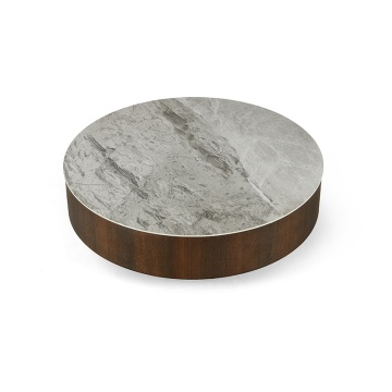 High-end houten ronde eindtafel