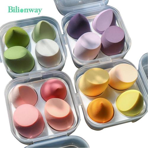 Custom 4 colorful cute makeup sponge