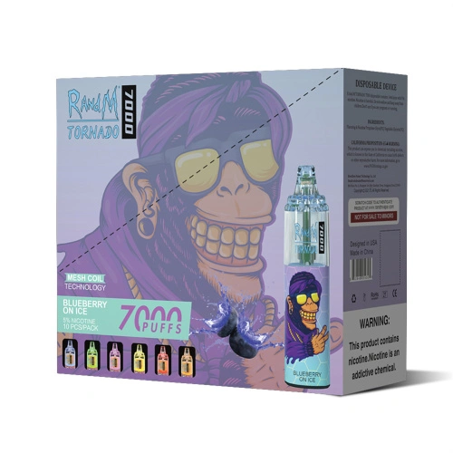 randm tornado 7000 skittles Skittles RandM Tornado 7000 Nic Salt E-liquid by Fumot