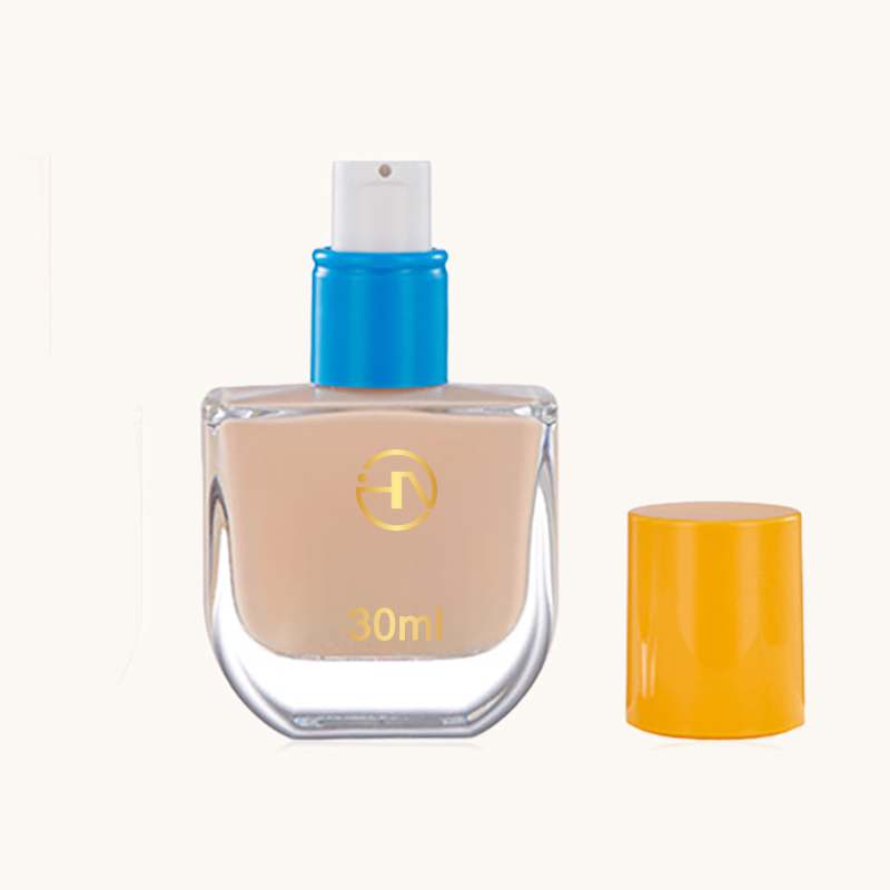 Wholesale glass pump bottles for foundation and lotion