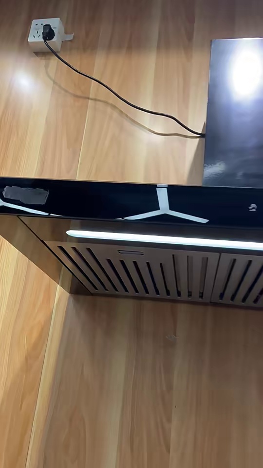 900mm Painted Black Heater Auto Clean Ventilation Hood Cooking Extractor Hood Smart Range Hood With Carbon Filter