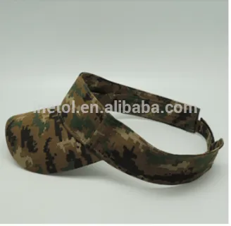 Guang dong 2017 new fashion adult camo curved brim sun visor cap
