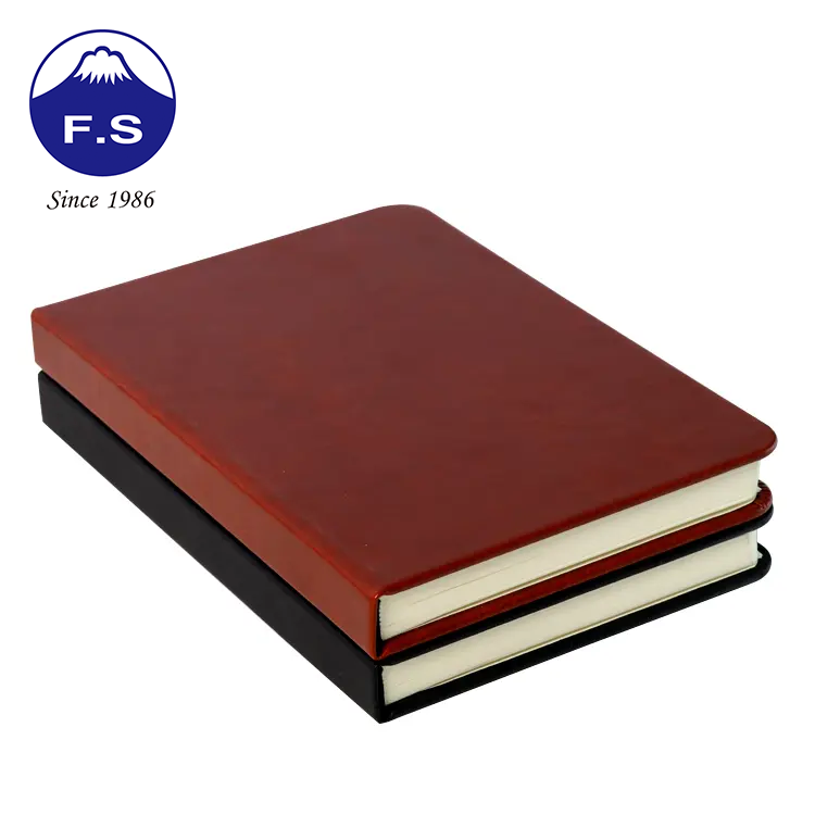 Leather Binding Style Planner Pu Hardcover Notebook