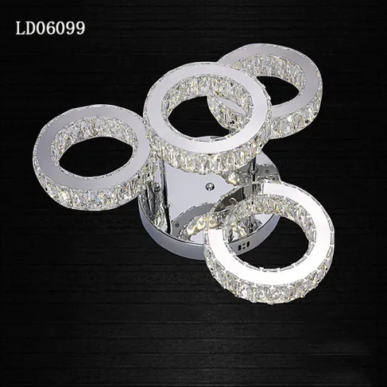 decorative ceiling light led long crystal chandelier