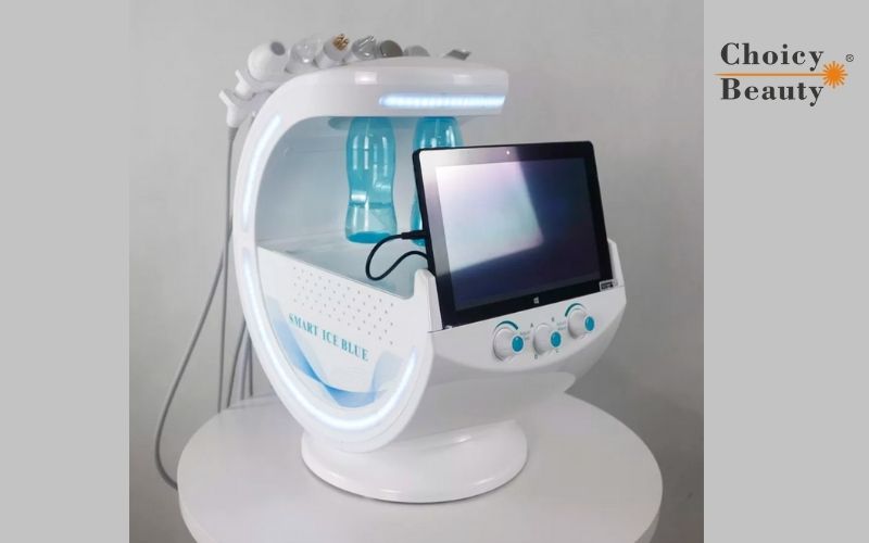 Máquina facial hidrelacial de peeling a jato de oxigênio aquático