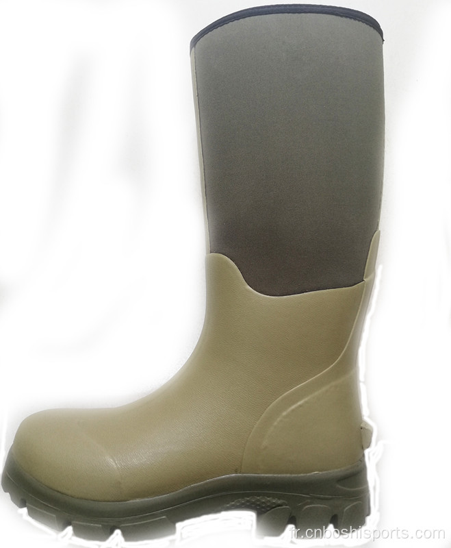 Protection des bottes longues en caoutchouc pour les adultes 36-47