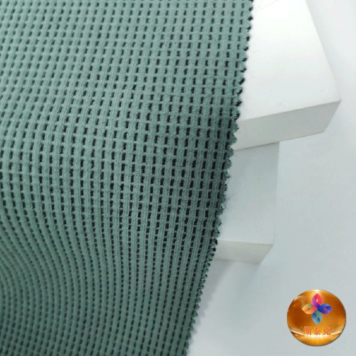 Tecido de waffle de costela respirável para uso confortável