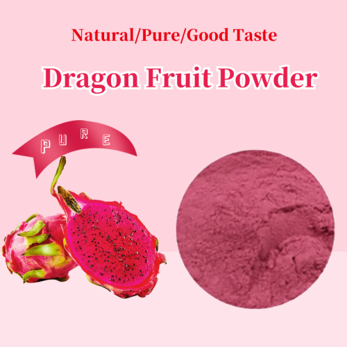 Red Pink Pitaya Dragon Fruit Jugo en polvo