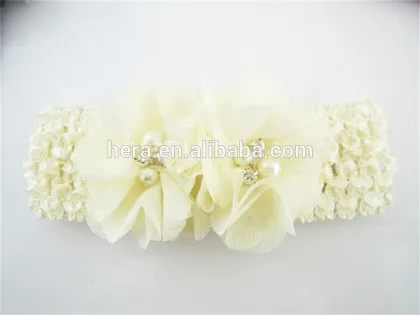 Lovely knitted headband baby crochet headband