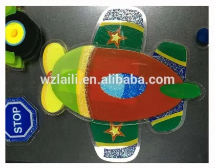 3d cartoon sticker,glitter cartoon car sticker