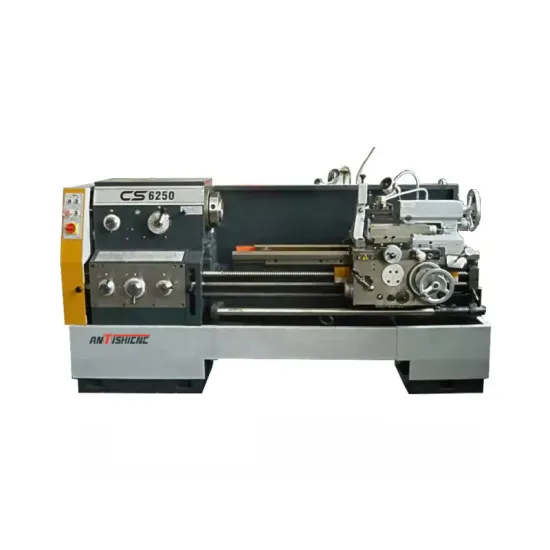 China-made CS6250 Horizontal Precision Flat Bed Manual Lathe Machine for Steel Processing