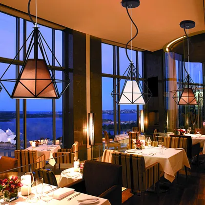 Rustic Wrought Iron Chandeliers for Nordic Restaurant, Cafe, Bar, and Kitchen