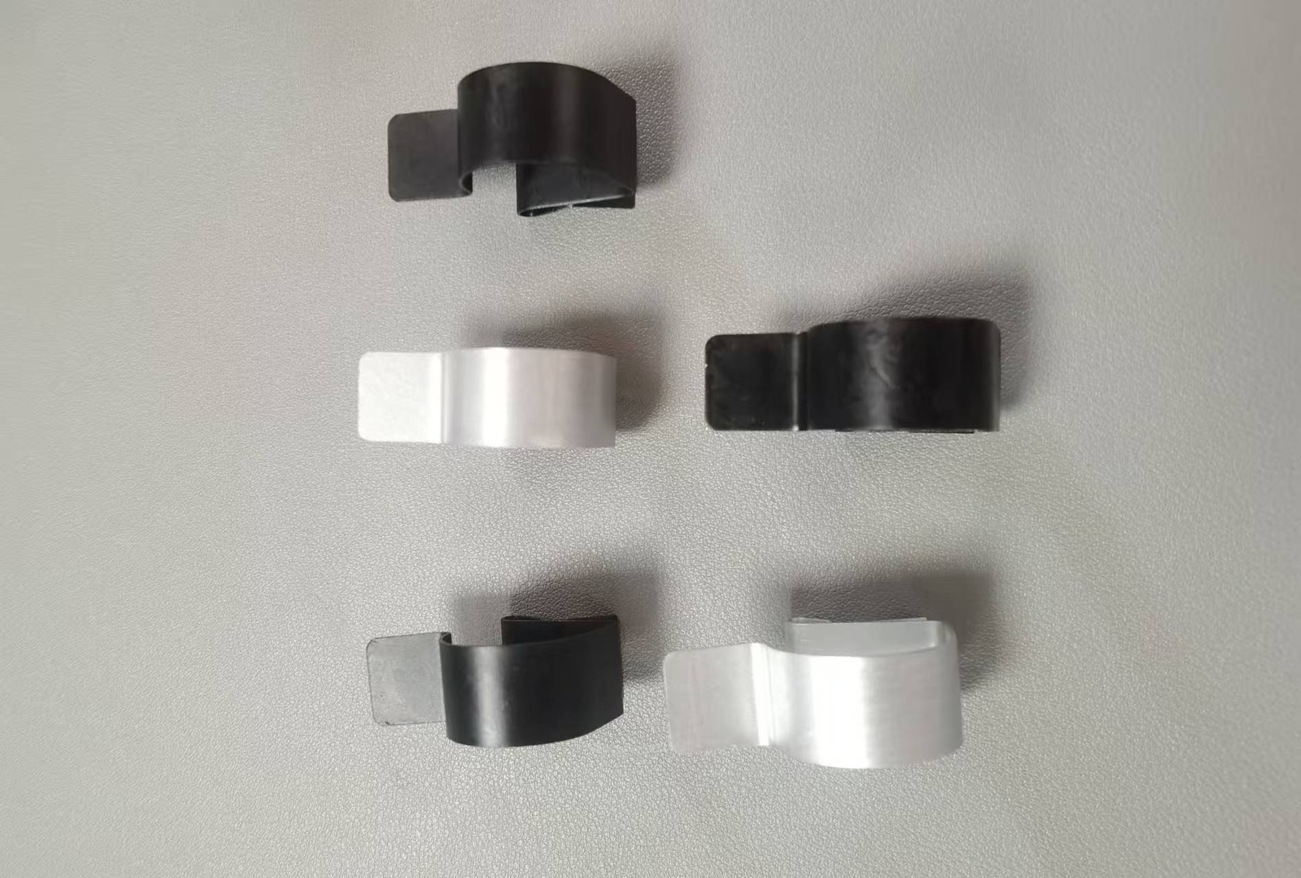 Aluminum alloy extrusion black anodized locks