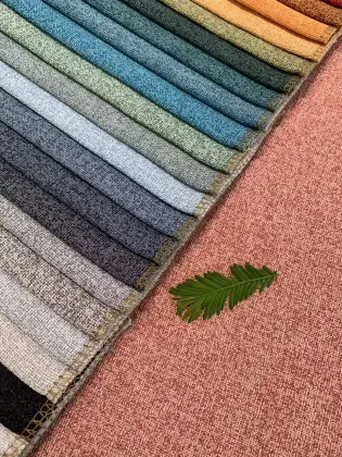 Linen Look Upholstery Fabric