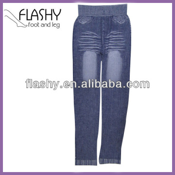 Patt knitted Printing Fashion Seamless Ladies Women Denim printed Leggings