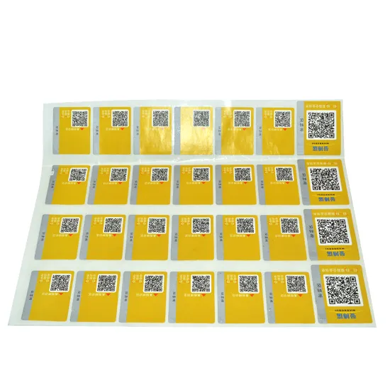 Custom Glossy Gold Foil Sticker Label Printing