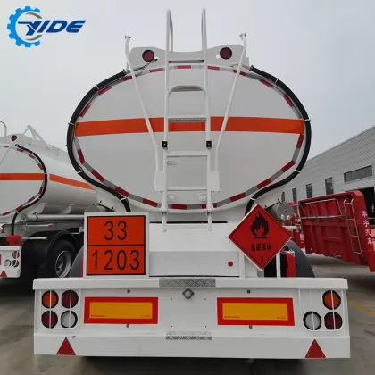 3 Axles Carbon Steel Oil Tanker and Aluminum Fuel Tanker Semi Trailers for Sale