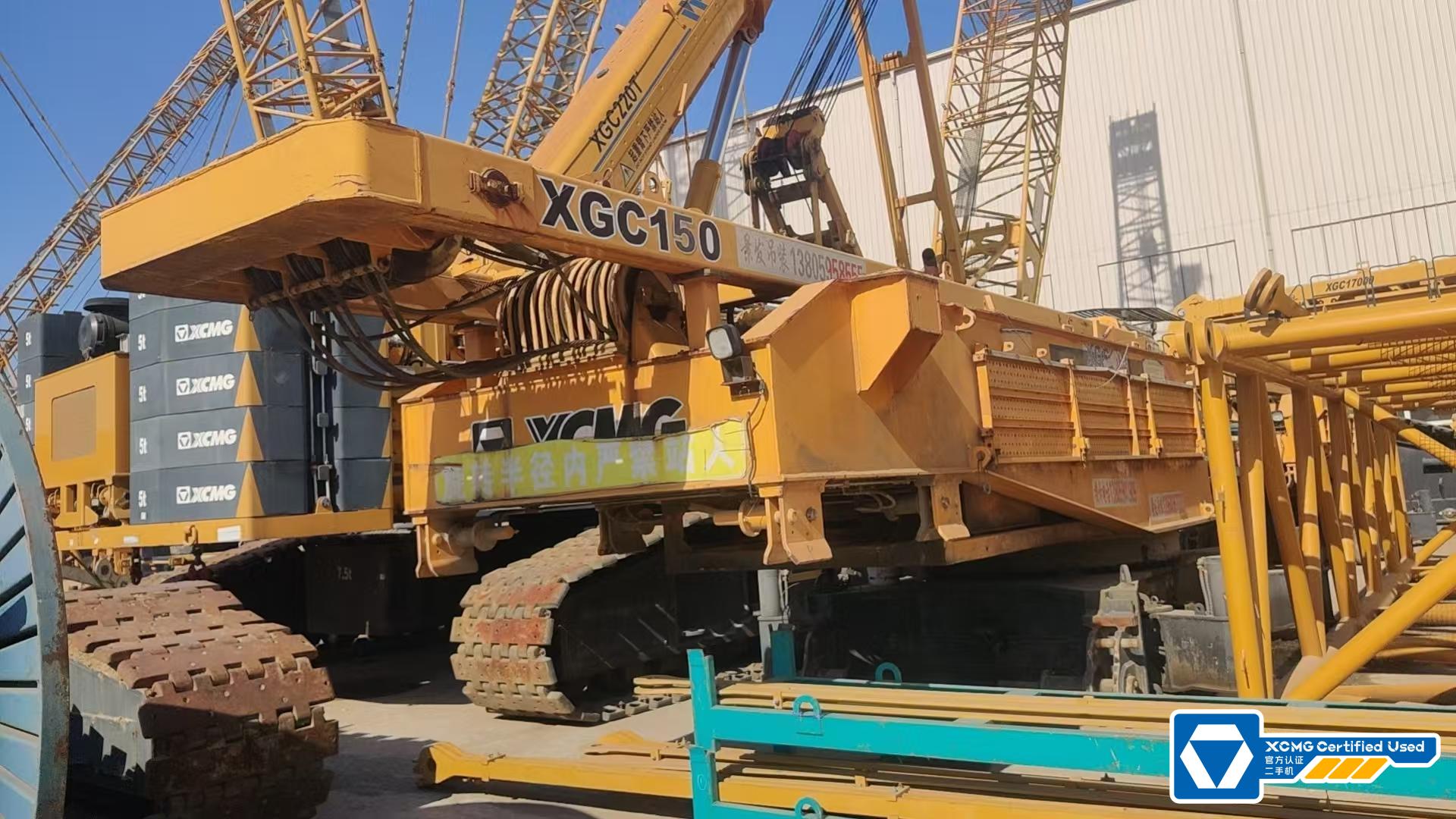 the lifting mechanism of the used crawler crane-XGC130