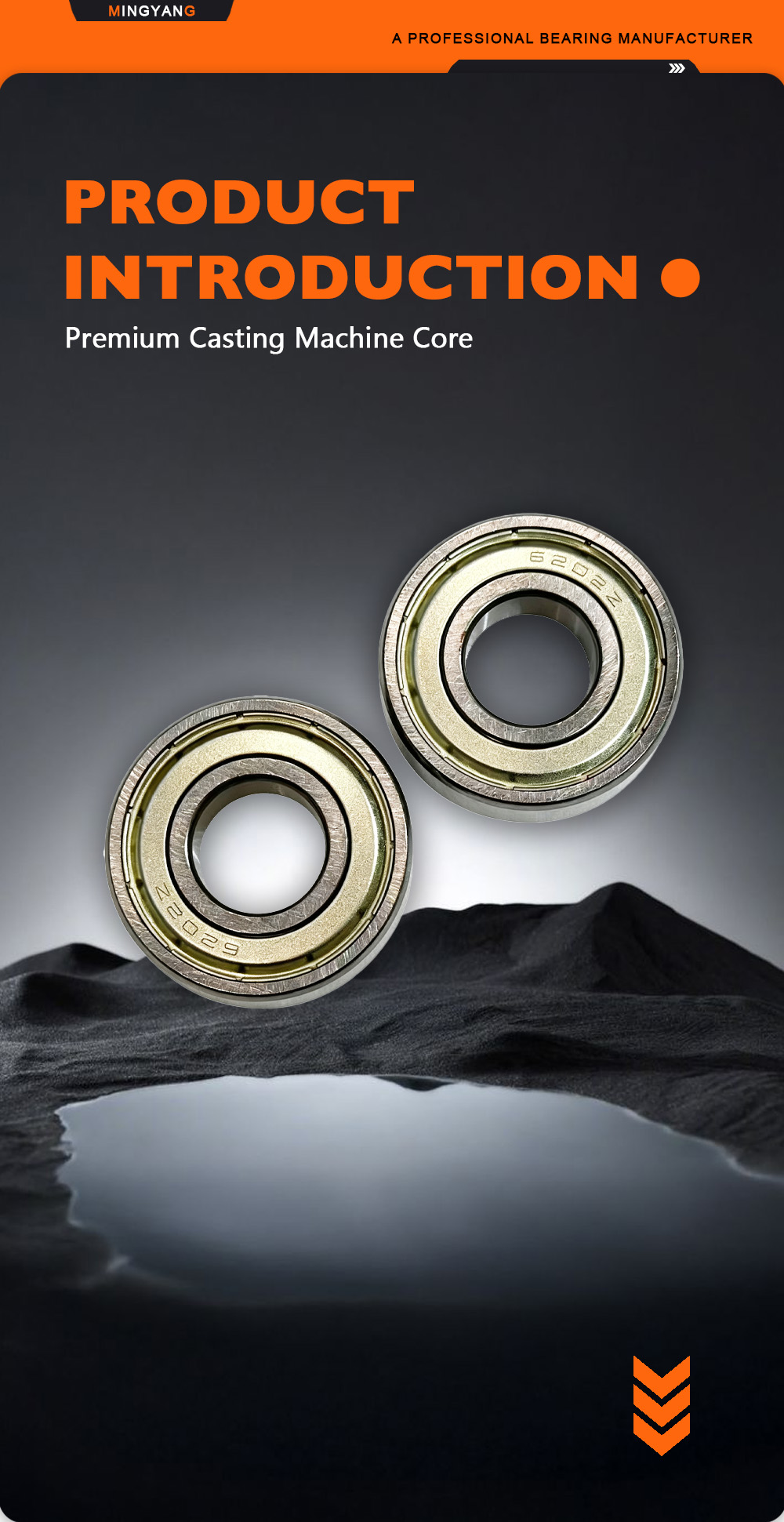 6202 ZZ Anti‑Dust Radial Load Deep Groove Bearing x