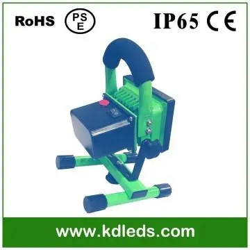 Outdoor 10W rechargeable spot lighting