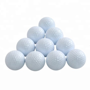 OEM Bulk Order 2 Piece Layer Rubber and Surlyn Golf Range Practice Balls with Custom Logo and Color