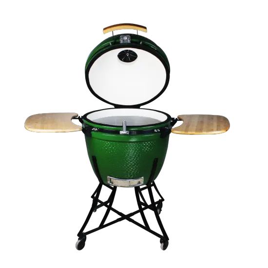 Auplex BBQ Big Ceramic 24 Inch Charcoal Kamado Grill for outdoor kitchen