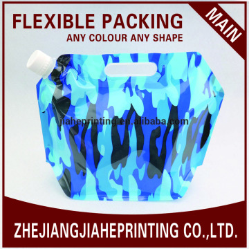 2L big liquid packaging bag spout stand up pouch