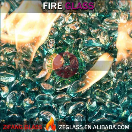 Fireplace accessories fire reflective glass rock Fireplace Glass
