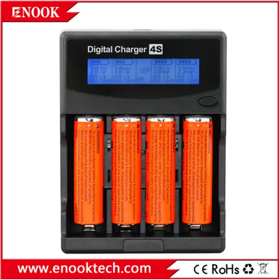 4S 18650/26650/AAA/AA/C/SC 1.2V/3.7V Smart Digital Charger