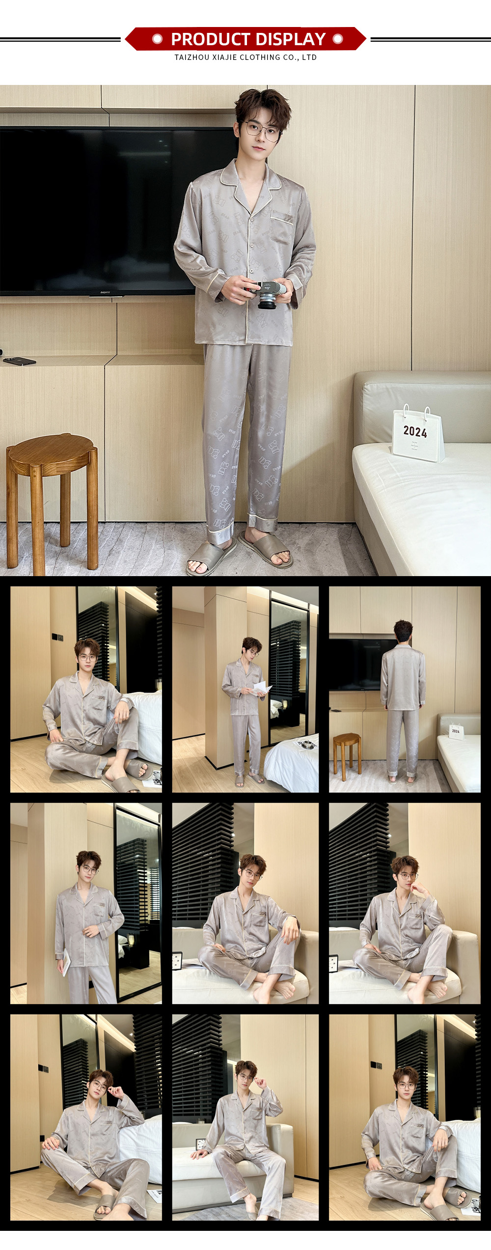 Long-sleeve Pajama Set2-30-X