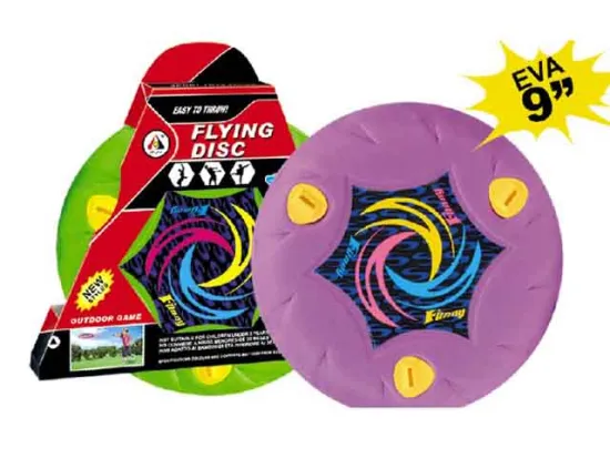 9"EVA FRISBEE W/WHISTLE