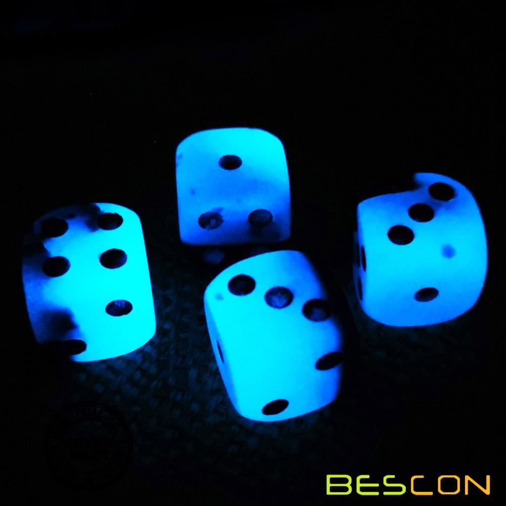 Luminous Glowing Game Dice 4