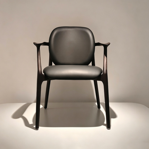 Solid Wooden Dining Chair Retro Elegant Light Luxurious Dining Chair Home Use Durable Simple Designer Dining Chair
