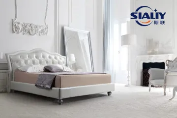 Shinny Deluxe Leather Bed