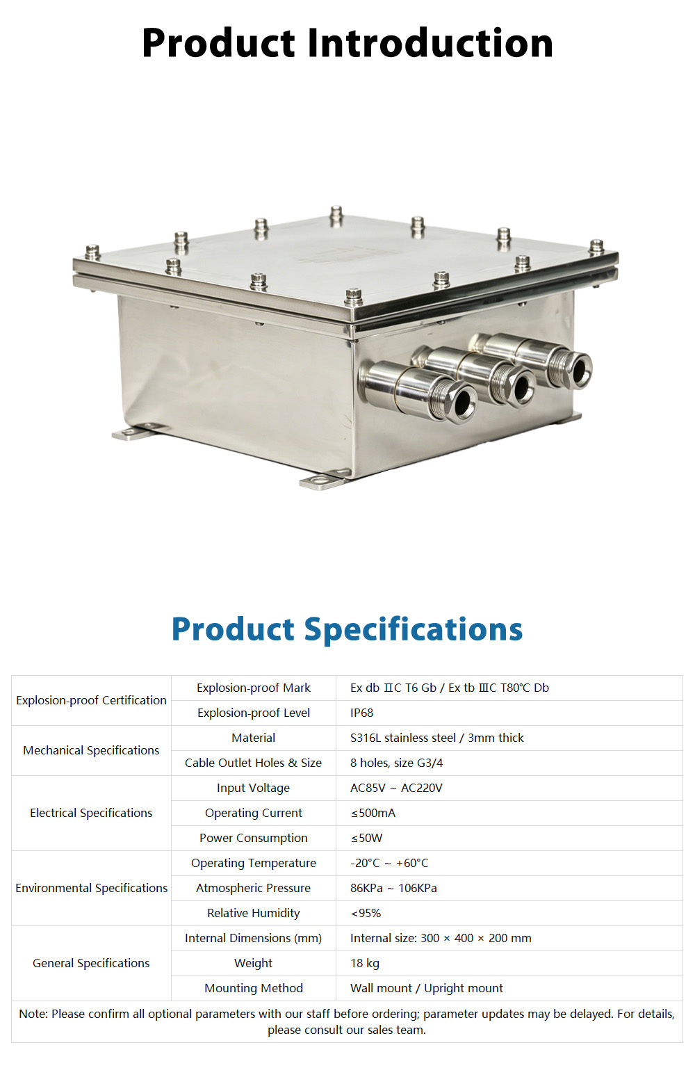 BXJ-51.1 General Industrial Explosion‑Proof Products (Class II)